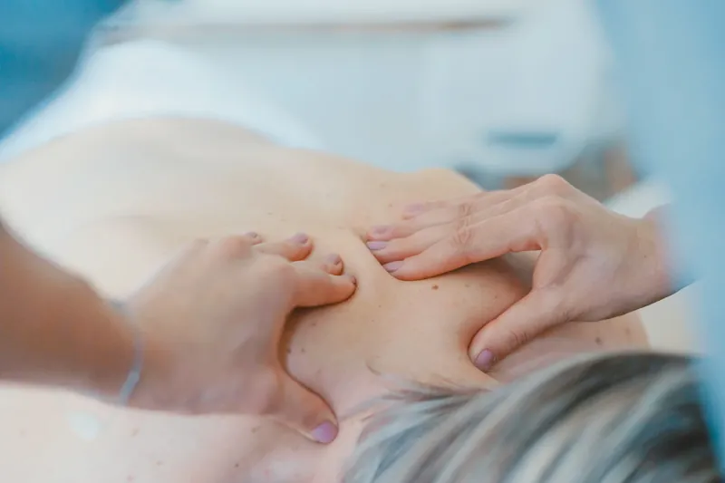Relaxation massage session in progress at Siya Door Spa